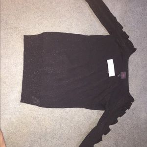 Glitter Black Cardigan